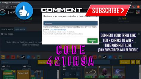 is tradeit.gg legit|tradeit gg code.